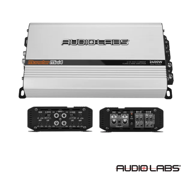 AMP MINI CLASE “D” 150Wx4@4 Ohms 2400W – MONSTERMINI4