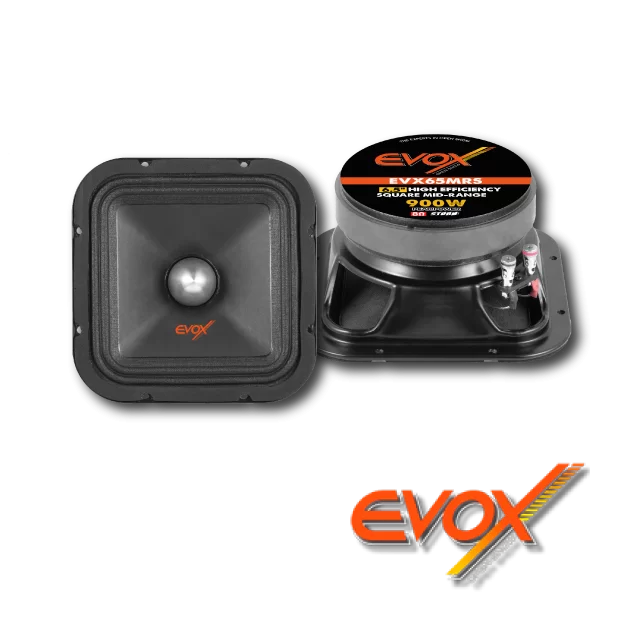 6.5″ MEDIO RANGO CUADRADO DE ALTA EFICIENCIA – EVX65MRS PRECIO PAR