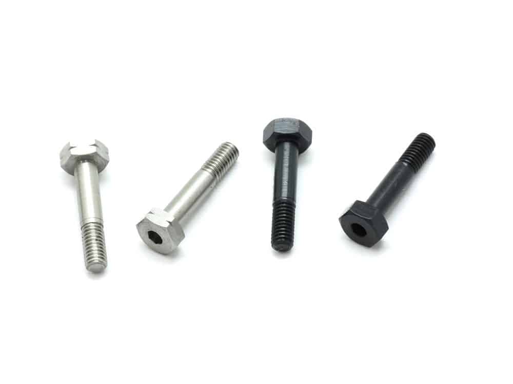 Juego de tornillos hexagonales antichoque SWORKz de 3 x 18 mm (anti-Dextrorso)